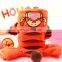 Warm Dog clothes Orange Tiger cosplay pet apparel pet clothes coral fleece