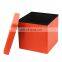 RTS modern PVC leather  folding sitting living room storage stool ottoman box