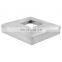 Balustrade Fittings SS304 Decorative Base Plate 40x40mm Square Cover Base Floor Flange with Cover
