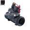 solenoid control valve electric manual operated high flow low price 2 inch DN50 63mm nylon plastic body flange female G thread