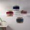 Hot sale various color custom modern hanging ceiling lamps set for hotel decor