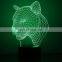 Amazing optical led light night table 3d illusion lamp for Christmas gifts