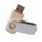 Free Sample Preload Data Wooden Swivel Wood Usb Flash Drive Usb Stick 8GB