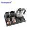 I-H0881S  hotel small cordless stainless steel electric kettle with tray set 0.8L