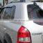Chrome door visor side window deflector shade sun rain shield silver strips guard for Hyundai Tucson