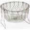 French vintage basket, French salad basket, French wire basket