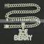VRIUA Factory Stock Hip Hop Jewelry Women Men Gold Long Chain Necklaces Unisex Hiphop Bling Gun Dollar Leaf Pendant Necklace