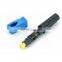 sc upc apc connector  fiber optic singel mode ftth fast connector