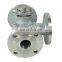 DKV Stainless Steel Manuel High Platform Flange Three Way Ball Valve