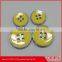 classical abs enamel DTM button for garment
