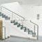 low cost straight staircase railing stainless steel design