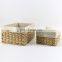cheap fabric wicker rattan gift basket fruit storage baskets for kitchen