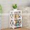 Multipurpose decorative Small Bathroom Table Shelf for Small Spaces End Bedside Table home decor handicraft