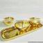 Gold Plated 3 Bowl Sets