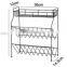 3 tier black kitchen desktop metal storage rack metal kitchen storage rack bathroom organized rack