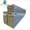 Insulated Fireproof Rock Wool Sandwich Panel heat resistant sandwich panel roof and wall panels