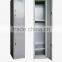 2 door KD vertical steel wardrobe gym locker