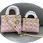 Spring And Summer Hot Style Diana Bag 2022 New Bag All-Match Oblique Cross Portable Tote Bag High-Quality Diamond Chain Bag