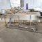 SS304 Peach Seafood Brush Washing Clean Machine Orange Scallop Washing Cleaning Equipment Peach Orange Avocado Apple Ginger