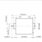 BL3650  PWM Pulse wide speed range  BLDC brushless with long life motor
