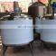 1000L stainless steel tank by steam heating