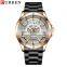 Men's Chronograph Waterproof Quartz Watch Steel Strap Calendar Men's Business Watch