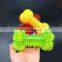 Durable New Birthday Aggressive TPR Teeth Cleaning Barking Summer Pet Bone Soft Rubber Interactive Dog Chew Toy