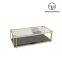 Living Room Furniture High End Stainless Steel Luxury Marble Top Coffee Table