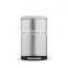 Household Use Anti-Fingerprint Stainless Steel Trash Can with Soft Close Lid Foot Pedal  Waste Bin