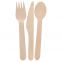Eco-Friendly Biodegradable Degradable Birch Wooden Knife Spoon Fork Cutlery (400/Case)