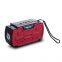 Portable 800mAh Solar Panel Charging Music Box Player TF FM Radio with Flashlight Blue Tooth Solar BT Speaker