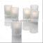 Frosted Glass Tealight Candle Holder/Votives Gift Box Set/Glass For Wedding & Home