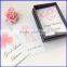 Personalised message cards and box
