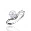 925 silver natural freshwater pearl ring designs