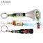 led beer bottle shape keychain,custom bottle shape keychain with projector,promotional led bottle projector keychain