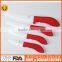 5pcs brand new red handle kitchen ceramic knife set