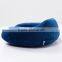 High Quality Velvet Memory Foam Travel Neck Pillow for Airplane and Car