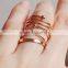 Gold ARMOR with MIDI Statement RING Metal SET
