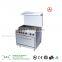 6 gas burner with gas oven(with rear plate)