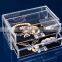modern fashional pure acrylic makeup organizer/acrylic cosmetic organizer with drawer