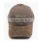 custom suede baseball cap for wholesale
