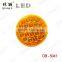 12 volt 4inch round amber sealed multifunction led stop turn tail light for truck trailer