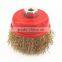 4"Steel Wire Cup Brush,small wire brush,round wire brush