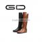 Winter fashion lace up knights brown zipper women leisure tall boots