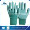 Best selling cotton liner with wrinkle Latex 3/4 coated safety working glove