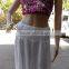 Hand embroidered rayon harem pants