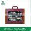 luxury exquisite leather wine box package