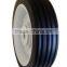 5 inch semi-pneumatic rubber wheels for shopping cart, bassinet, trolley handle luggage