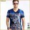 Presley OEM new 3d customized deer sublimation printed jersey men t shirt