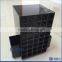 trade assurance supplier offer clean black polished acrylic rotating lipstick holder